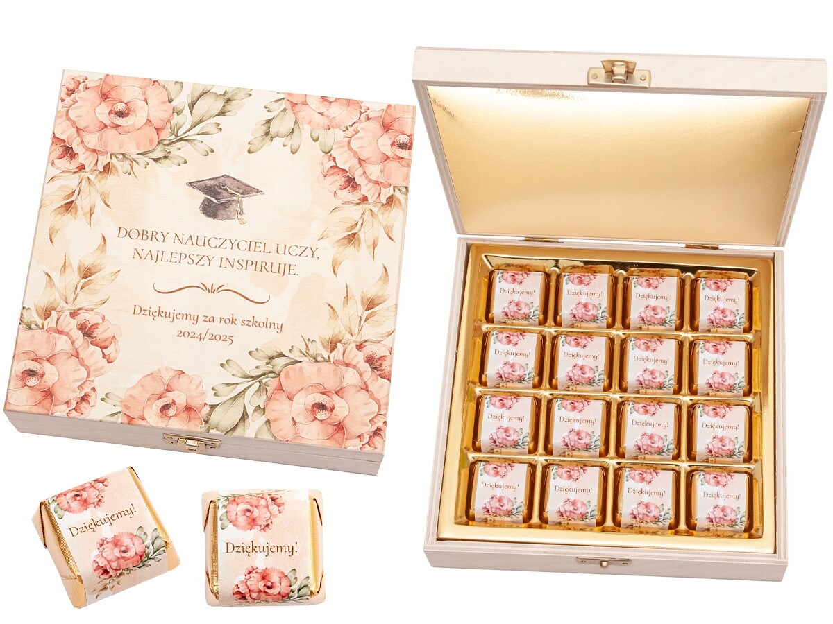 Bombonierka dárek pro učitele poděkování