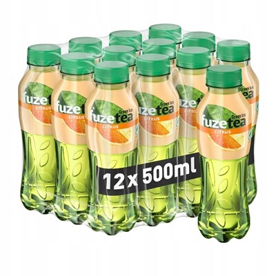 Fuzetea Ice Tea Zelený Čaj a Citrusy Nápoj 12 x 500 ml