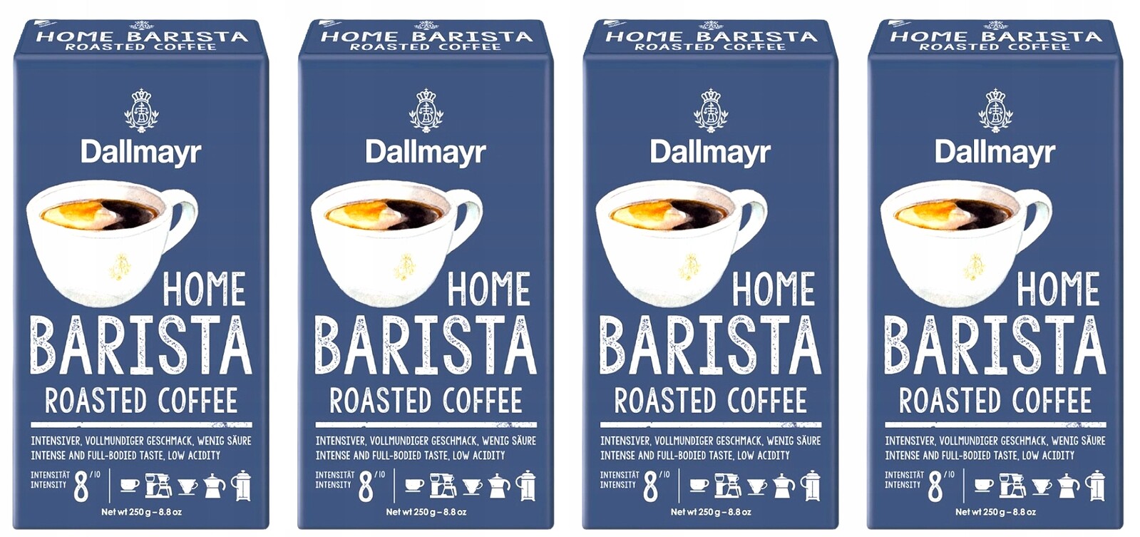 Mletá káva Dallmayr Home Barista Roasted Coffee 8 500 g 09/2025