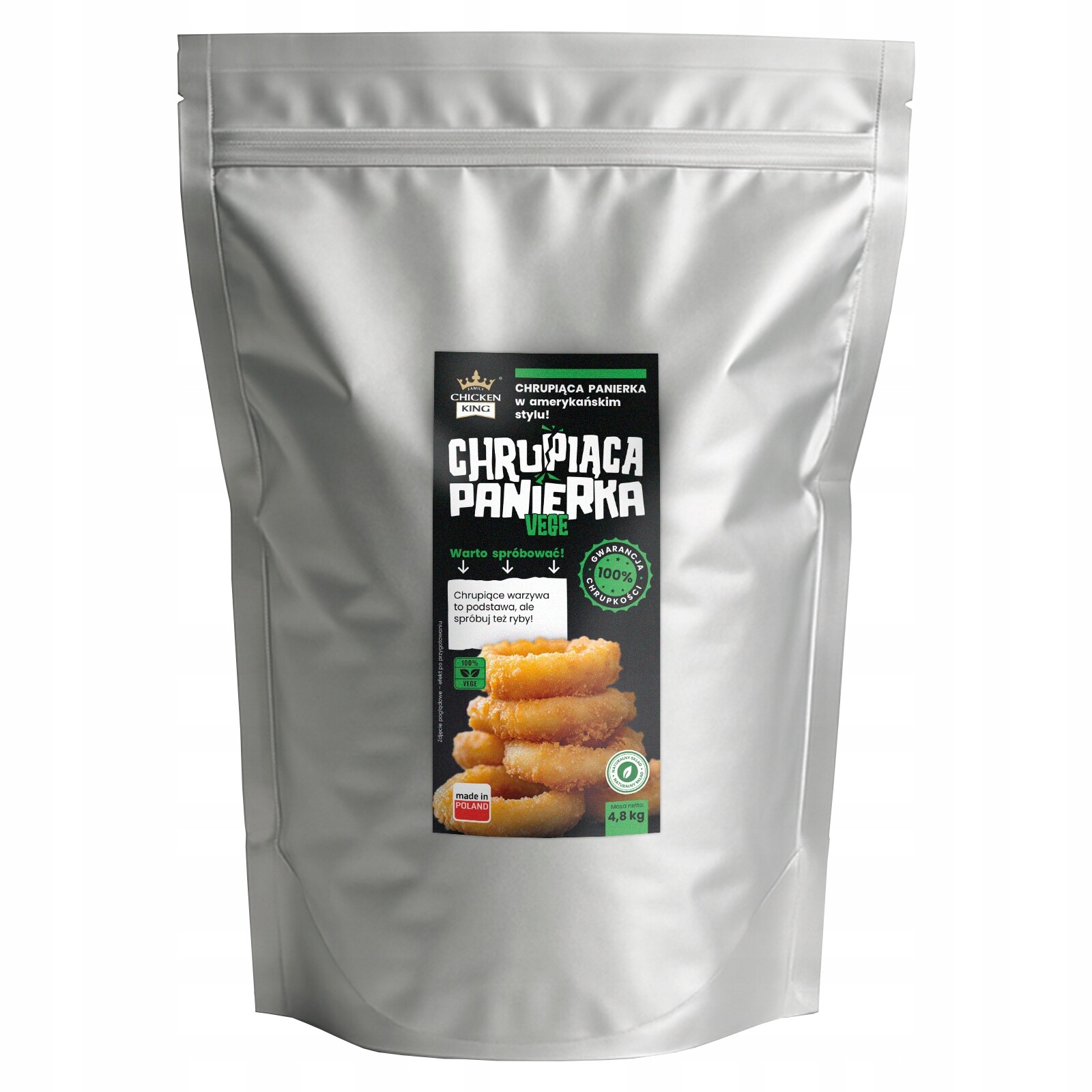 Křupavá obalovací směs na zeleniny v americkém kfc stylu Chicken King 4,8 kg