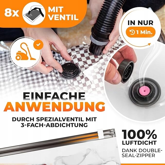 Packdude Jumbo XXL Set 18 Kusů Vakuových Sáčků