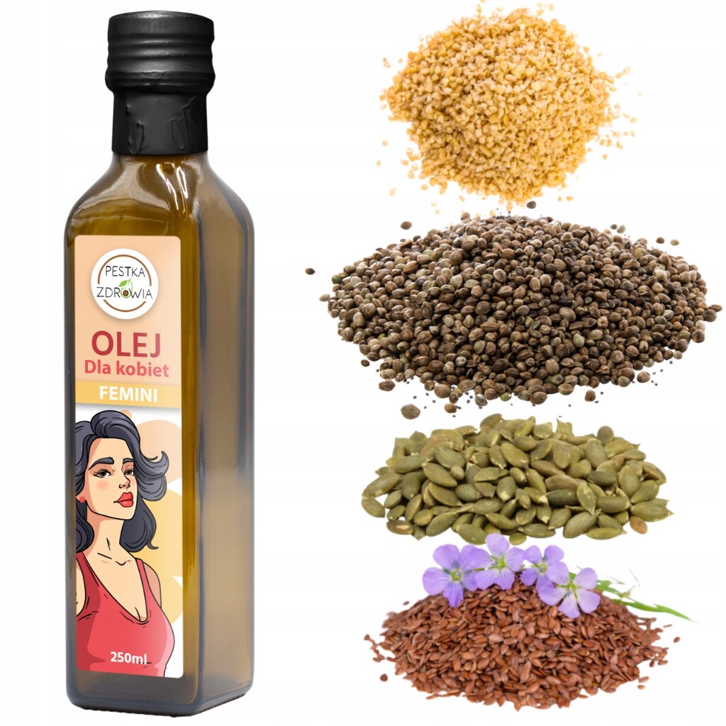 Olej Pro Ženy Feminii Přírodní lisovaná kompozice za studena 250 ml Atest