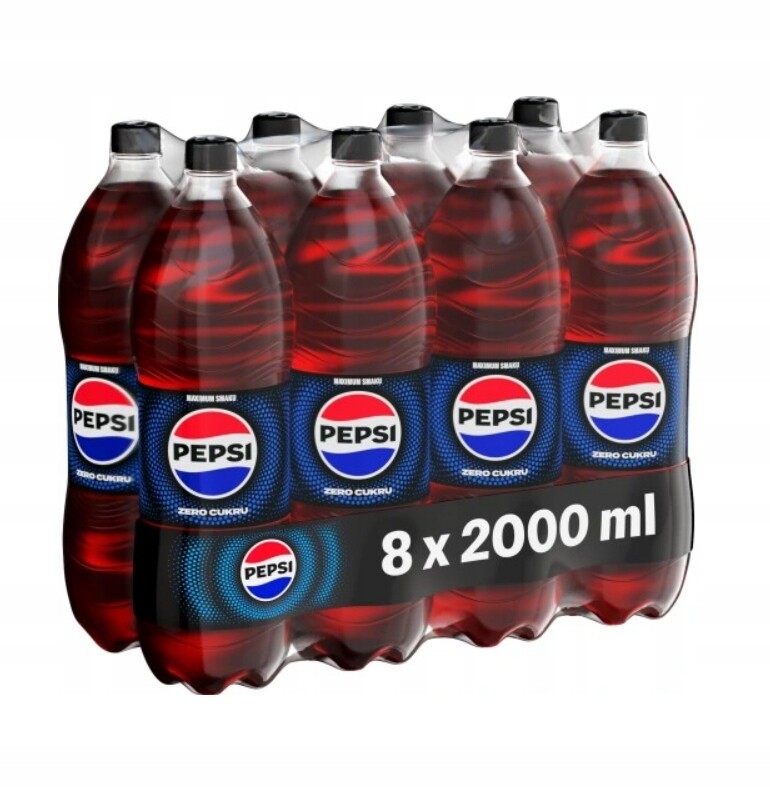 Pepsi Nulový cukr Sycený nápoj 8 x 2 l