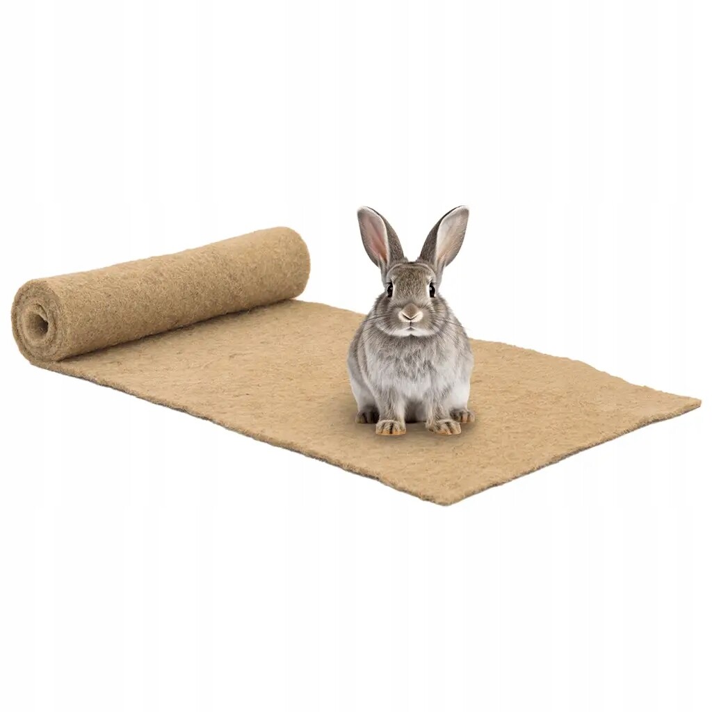 Konopná rohož pro hlodavce 0,5x1 m 5 mm Hnědá 42001196