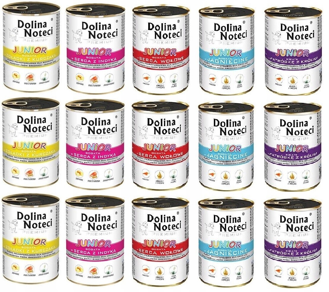 Dolina Noteci Premium Junior Mix chutí 15x400g