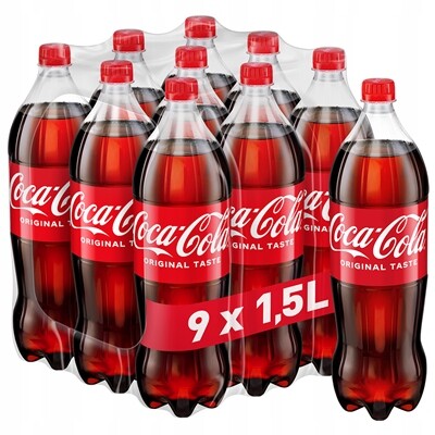 Coca-Cola Sycený nápoj 9 x 1,5 l