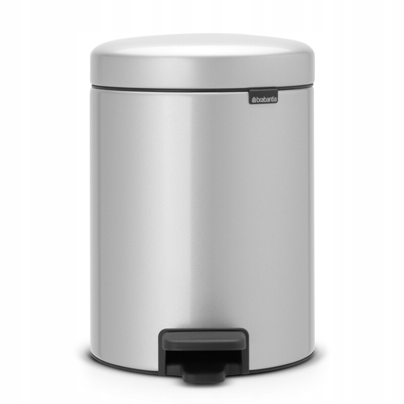 Brabantia NewIcon pedálový koš 5 l metalická šedá