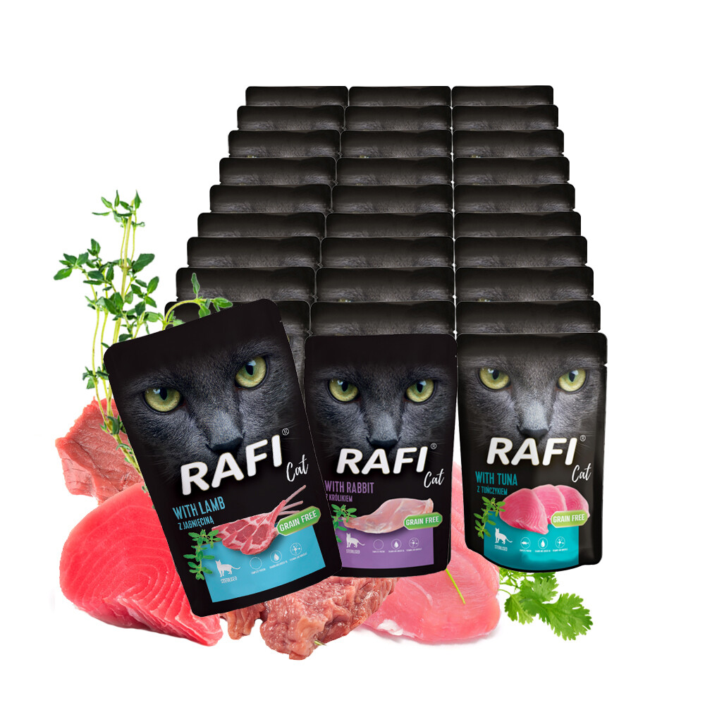 Dolina Noteci Rafi Cat Sterilised Mix chutí 30x100g