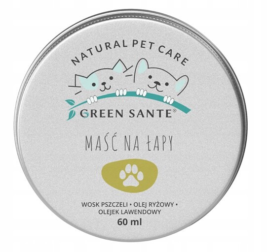 Green Sante Přírodní mast na tlapky pro psa a kočku 60 Ml