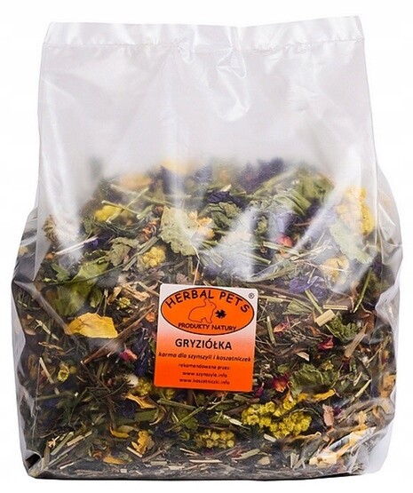 Herbal Pets Kousátko krmivo pro činčily a kasičky 800 g