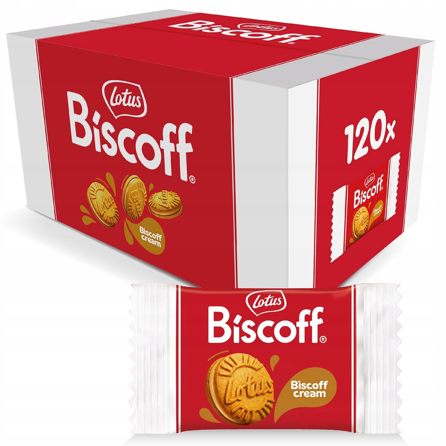 Lotus Biscoff Cream Doppel sušenky 120 ks 1200 g