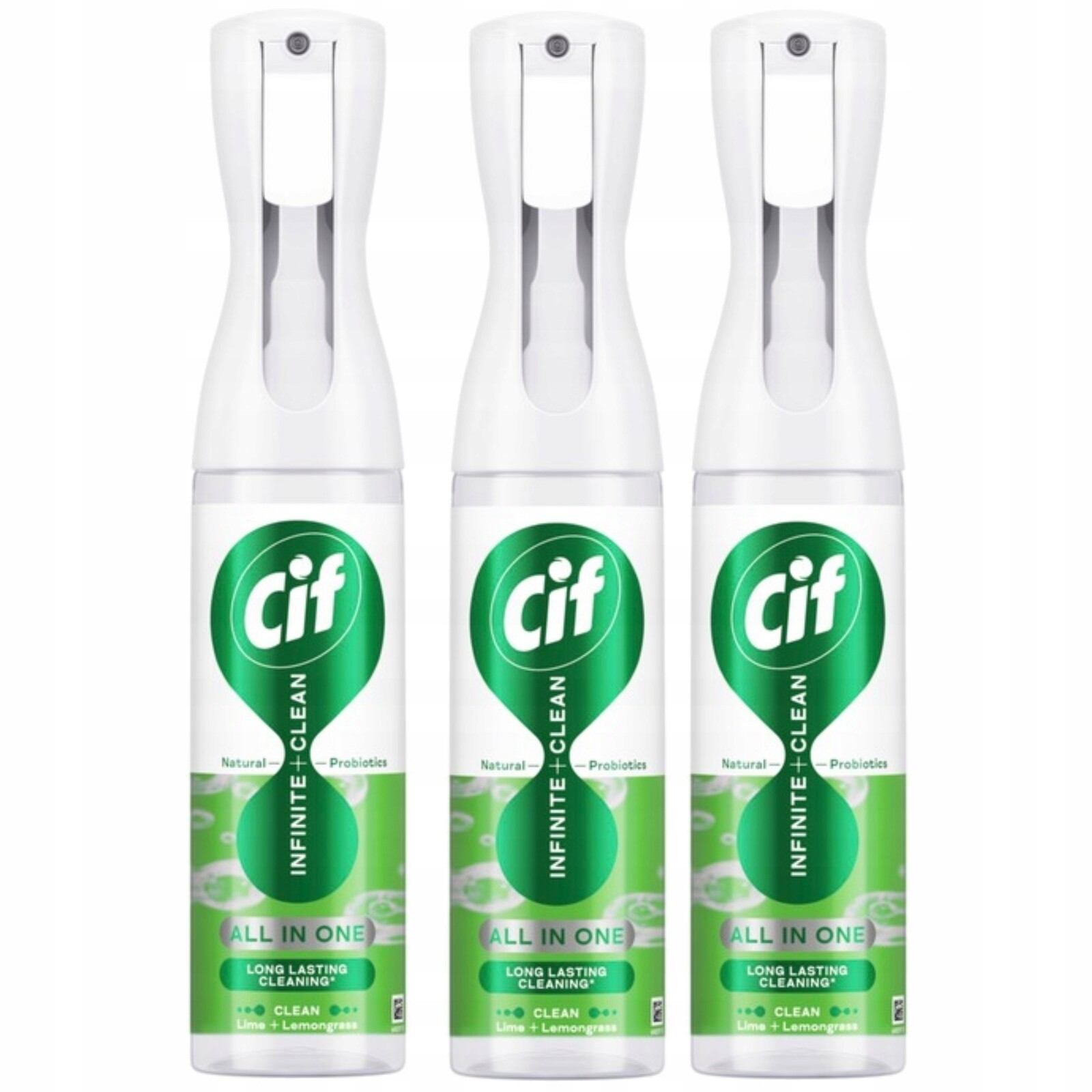 Cif Infinite Clean Čistící sprej Lime Lemongrass 3x280 ml