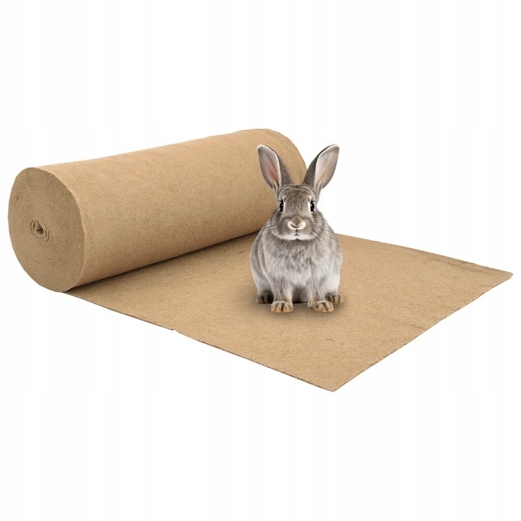 Konopná rohož pro hlodavce 1x25 m 5 mm Hnědá 42001201