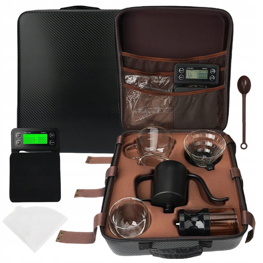 9 x Sada na přípravu překapávané kávy se skleněnou konvičkou na kávu