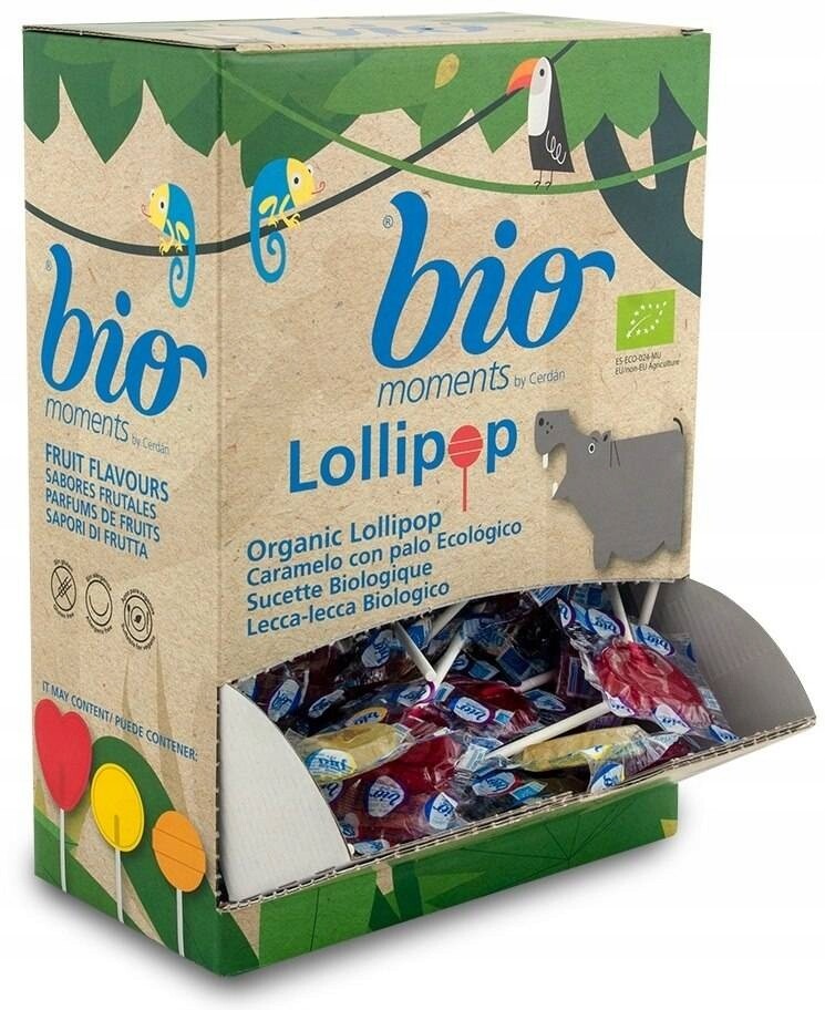 Lízátka srdíčka Bio bez lepku 100 x 8,3 g