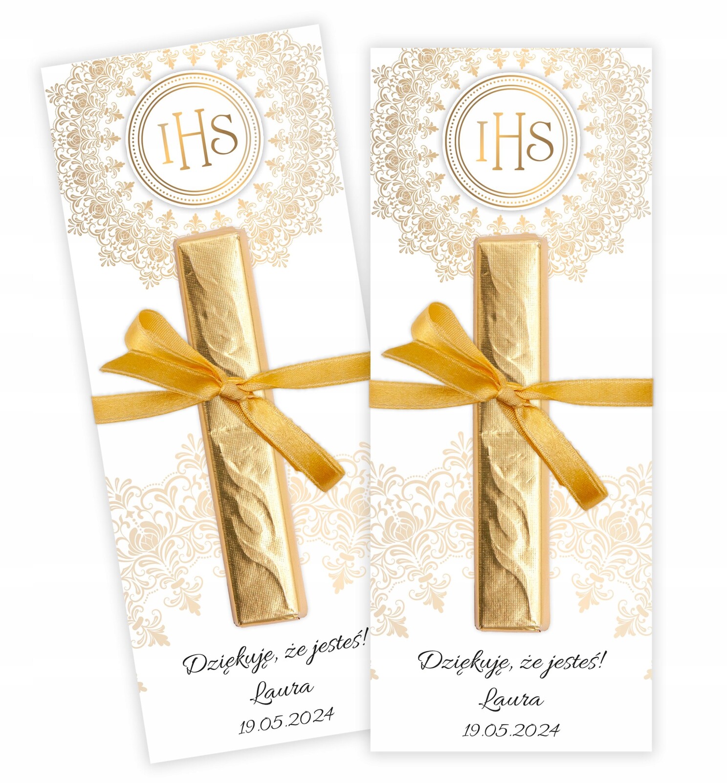 Čokolády s permanentkou na přijímání 20 ks vz2 poděkování hostům