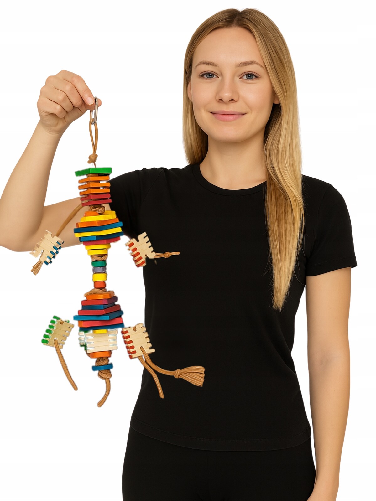 Groovy Frita Tower – Kreativní hračka – Dovednostní věž pro papoušky