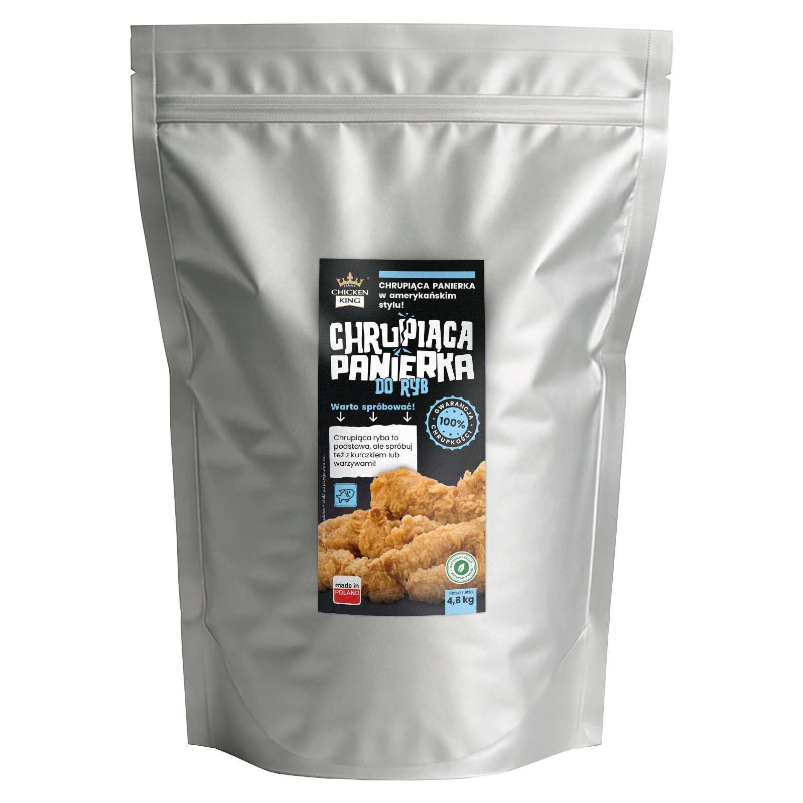 Křupavá obalovací směs na ryby v americkém stylu Kfc Chicken King 4,8 kg