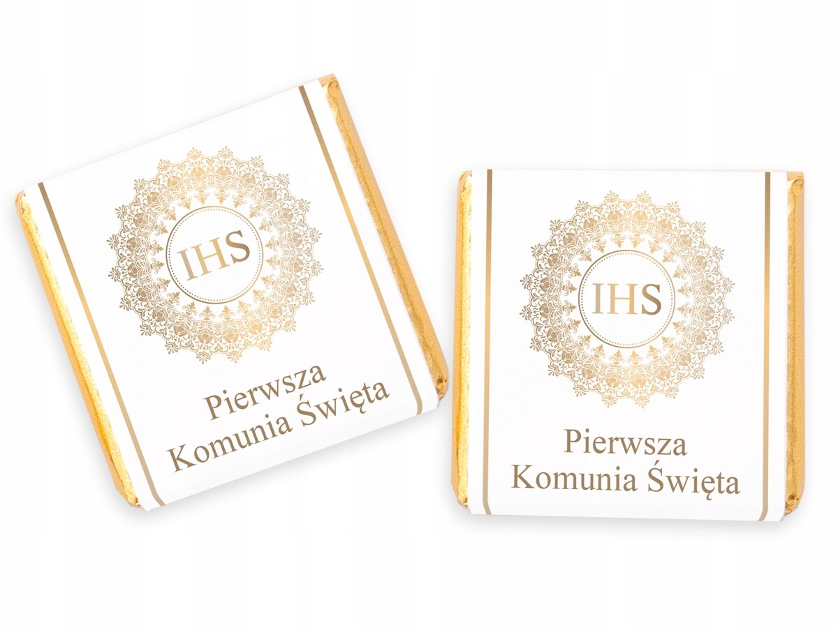 Čokolády poděkování Svaté Přijímání Vánoce 50 ks vzor 2