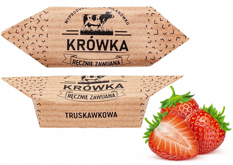 bonbóny krówki jahodové extrakty 5kg