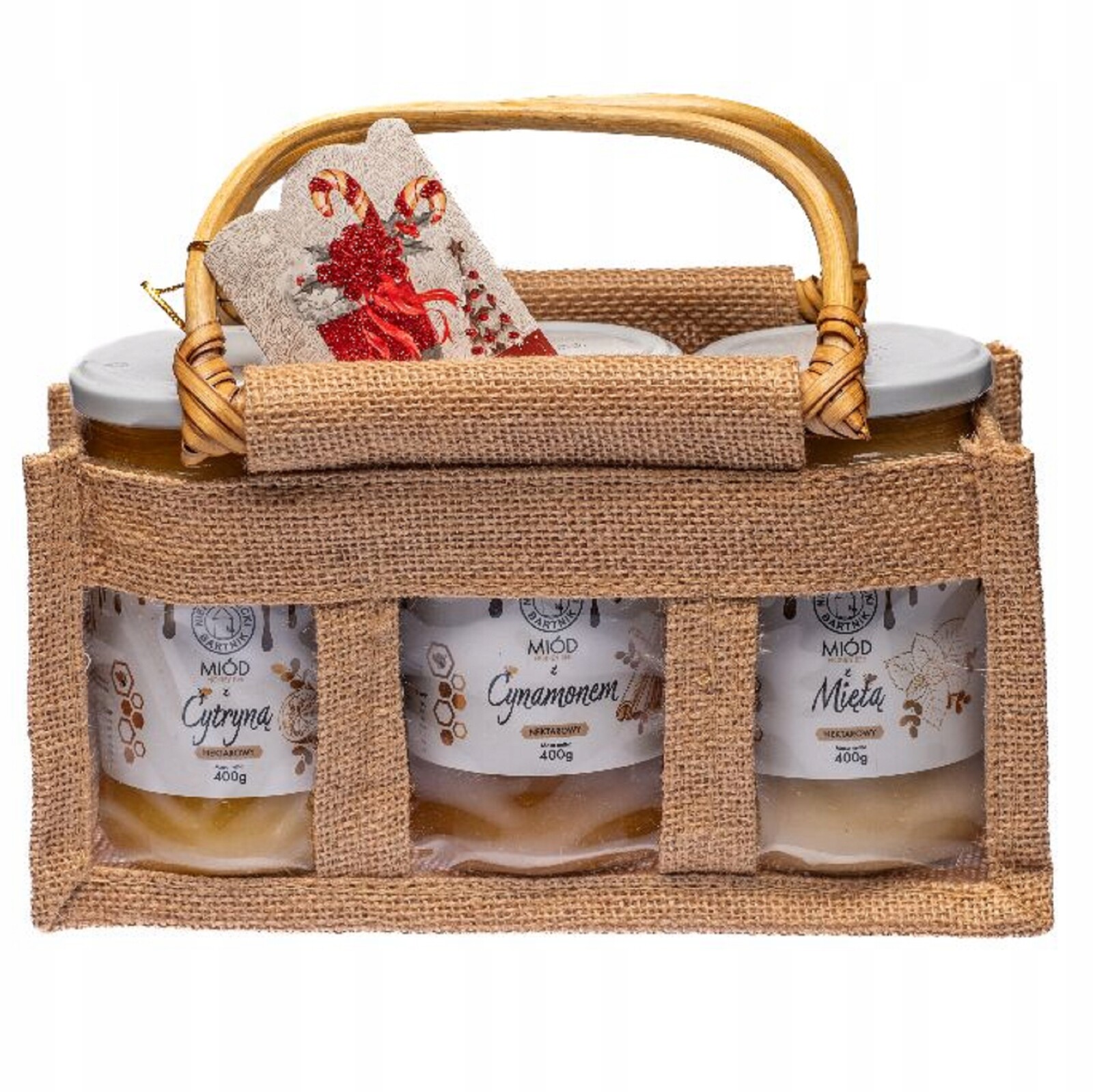 Přírodní Med Čerstvý Pravý Polský Ze Včelína Dárková Sada 3x0.4 Kg