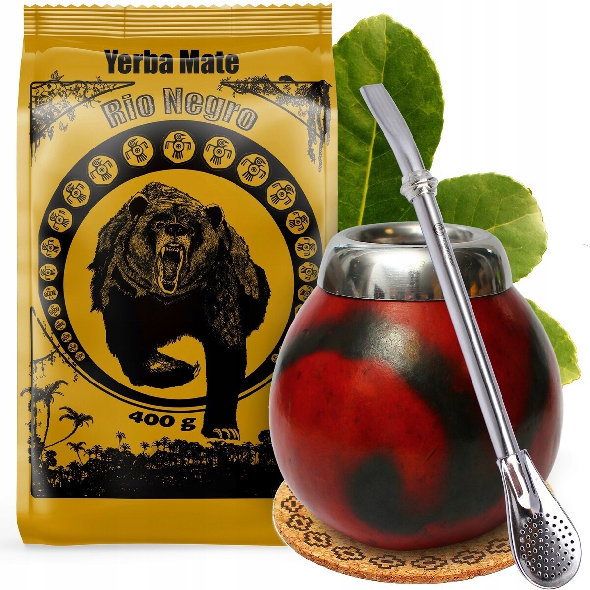 Sada Yerba Mate Rio Negro 400 g Tykev Bombilla