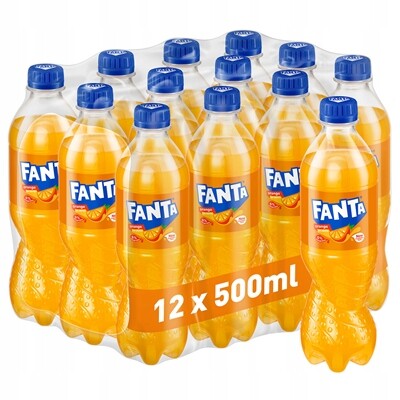 Fanta Orange Sycený nápoj 12 x 850 ml