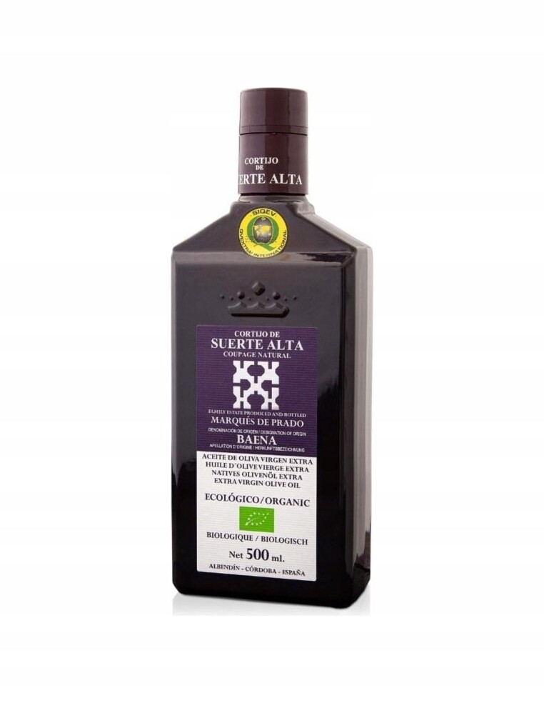 Extra panenský olivový olej Španělsko Andalusie 500 ml Suerte Alta Bio
