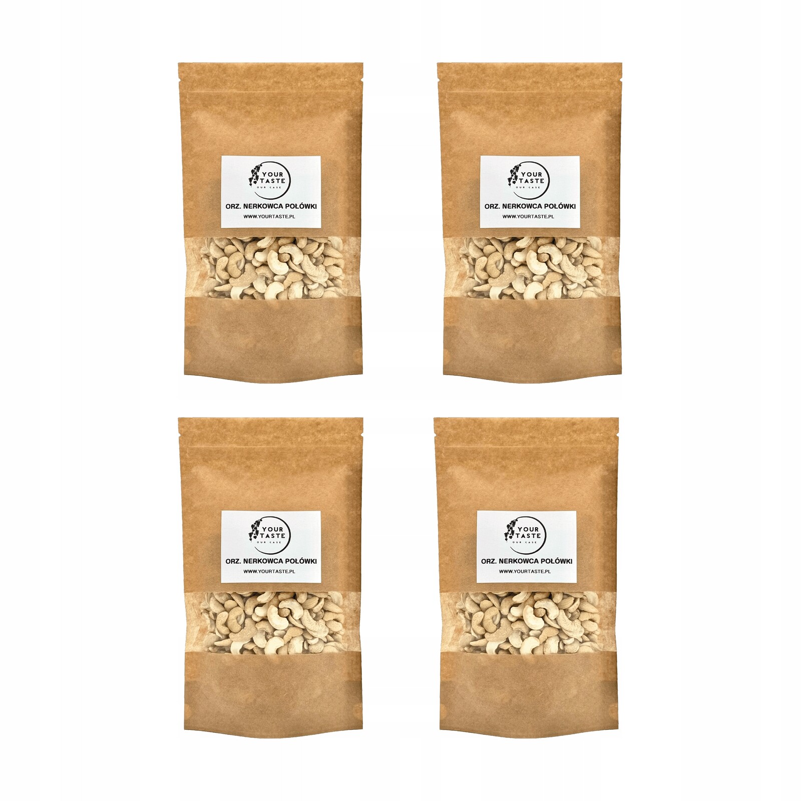 Sada – 4 x Kešu ořechy půlky 500 g