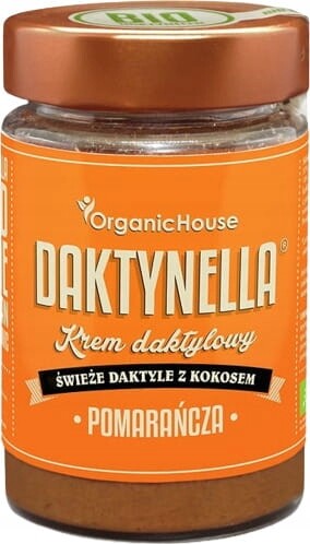 Kokosový A Datlový Krém Pomeranč Bezlepkový Bio 190 g Organic House