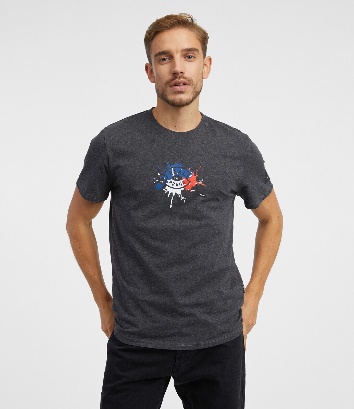 SAM 73 Pánské triko DUDE - REAL TOP Černá L