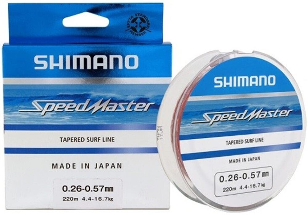 Shimano Ujímaný vlasec Speedmaster Surf Taper ld Clear 10x15m - 0,23-0,57mm