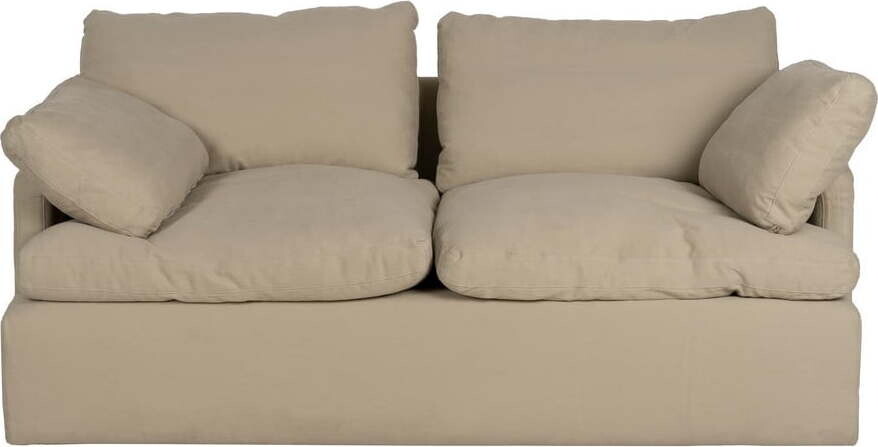 Béžová lněná pohovka 180 cm – Ixia