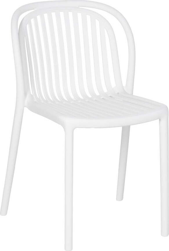 Bílá plastová jídelní židle Alia – Ixia
