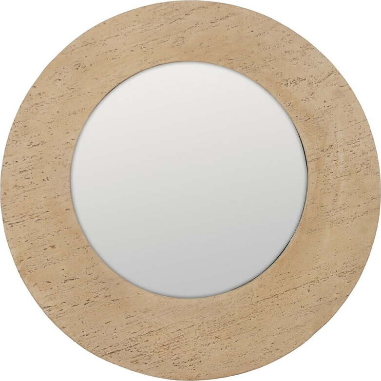 Nástěnné zrcadlo s rámem z kamene 80x80 cm Piedra – Ixia