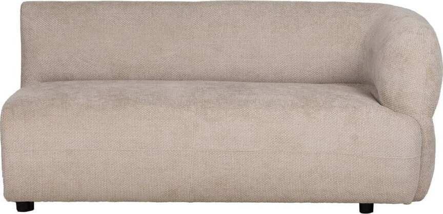 Béžová žinylková pohovka pravý roh 151 cm Minimal – Ixia