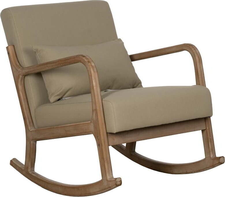 Béžové houpací křeslo Weave – Ixia