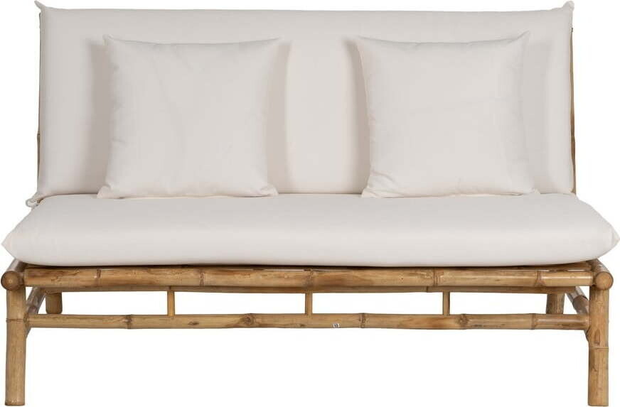Bílá pohovka 135 cm Bamboo – Ixia