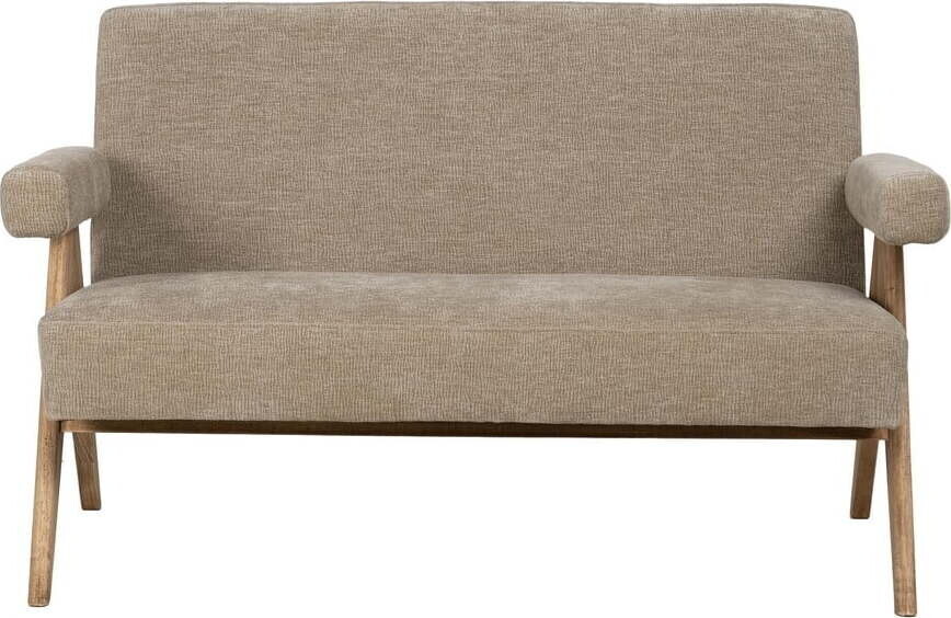 Béžová žinylková pohovka 134 cm Rest – Ixia