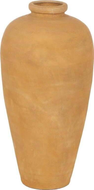 Keramická vysoká váza v hořčicové barvě (výška 60 cm) Eufen – Ixia