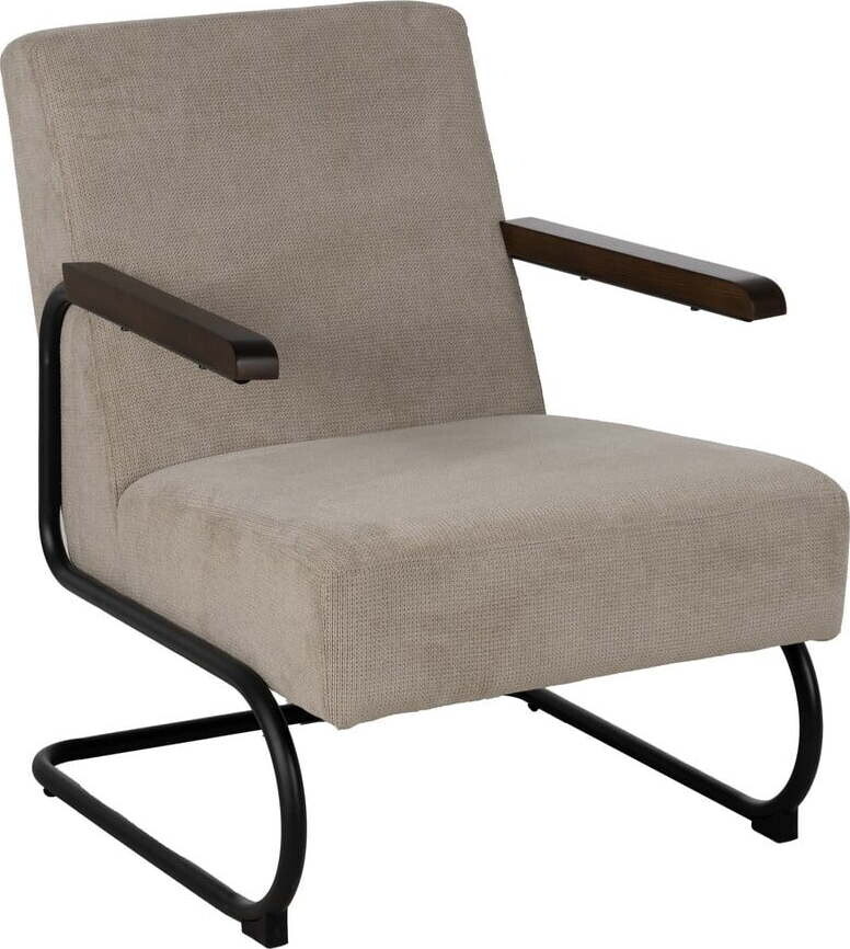 Taupe žinylkové křeslo Industra – Ixia