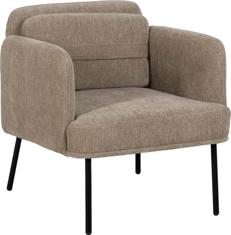 Béžové žinylkové křeslo Bind – Ixia