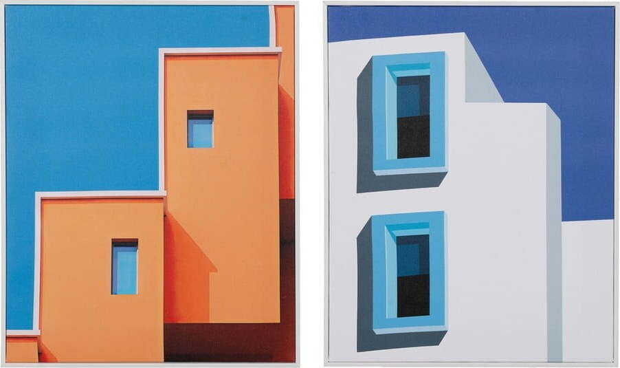 Obrazy v sadě 2 ks 40x50 cm Facade – Ixia