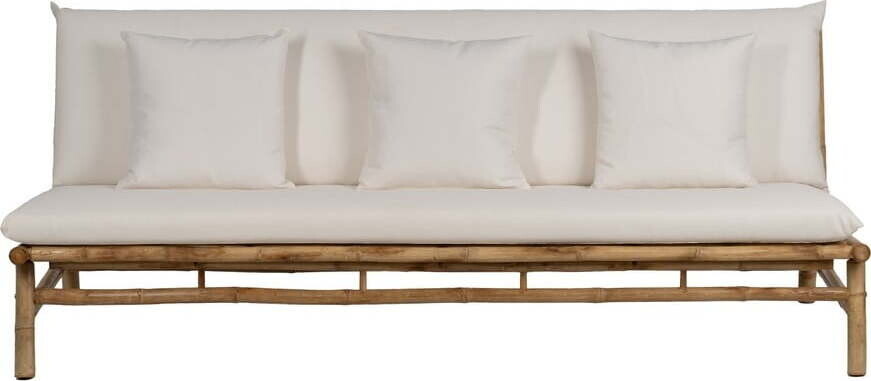 Bílá pohovka 200 cm Bamboo – Ixia