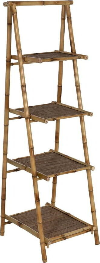 Bambusový regál v přírodní barvě 48x152x50 cm Manali – Ixia