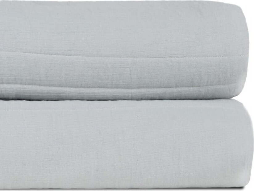 Šedozelený prošívaný přehoz 230x260 cm – Ixia