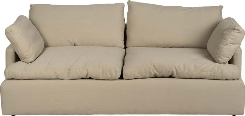 Béžová lněná pohovka 212 cm – Ixia