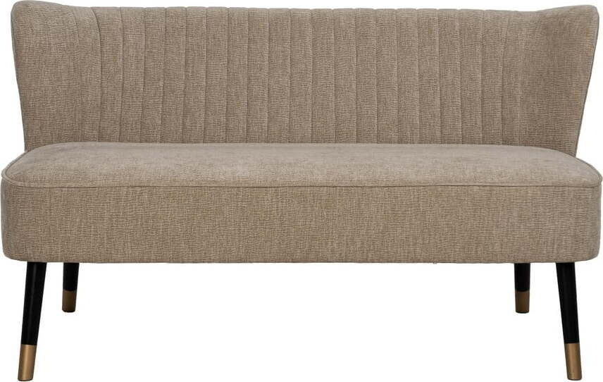 Béžová žinylková pohovka 134 cm Glam – Ixia