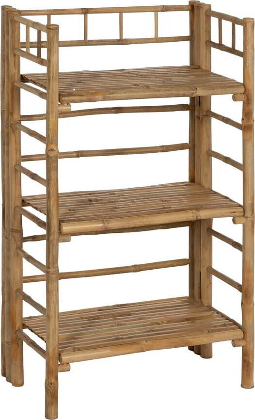 Bambusový regál v přírodní barvě 61x104x34 cm Manali – Ixia
