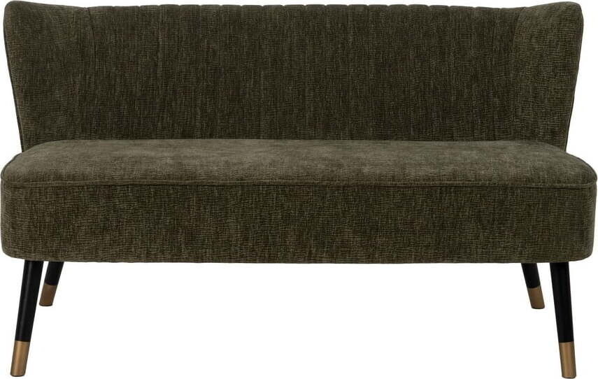 Zelená žinylková pohovka 134 cm Glam – Ixia